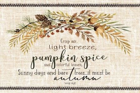 It Must be Autumn by Cindy Jacobs art print