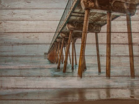 Pier on Wood I by Bill Carson Photography art print