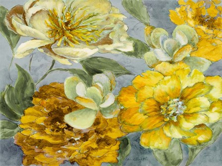 Savvy with Yellow Succulents by Lanie Loreth art print
