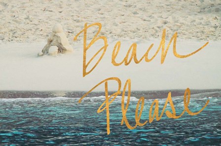 Beach Please I by Kathy Mansfield art print