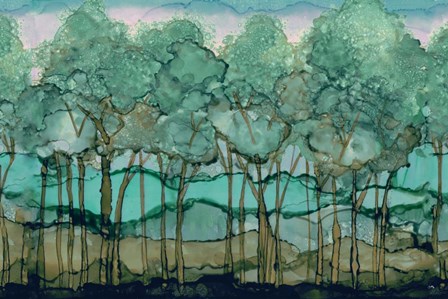 Green Tree Grove by Elizabeth Medley art print
