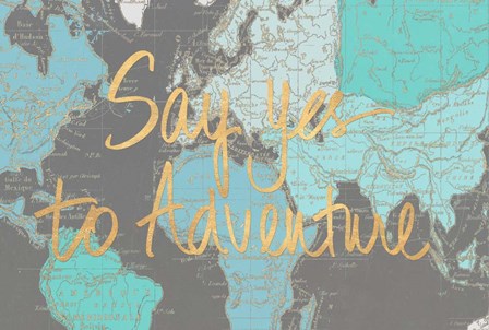 Say Yes to Adventure Time by Elizabeth Medley art print