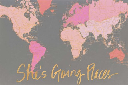She&#39;s Going Places by Elizabeth Medley art print