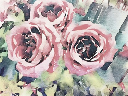 Vintage Roses by Emily Navas art print