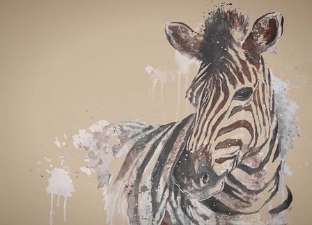 Sandstone Zebra by Patricia Pinto art print