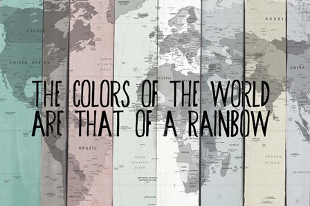 Colors of the World by SD Graphics Studio art print
