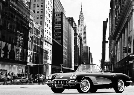 Roadster in NYC by Gasoline Images art print