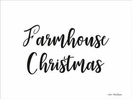Farmhouse Christmas by Seven Trees Design art print