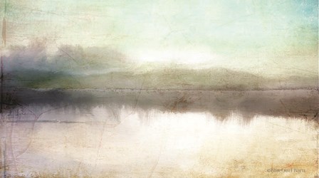 Soft Lake Landscape by Bluebird Barn art print