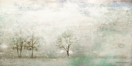 Light Winter Landscape by Bluebird Barn art print
