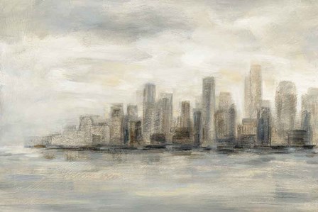 Manhattan Low Clouds by Silvia Vassileva art print