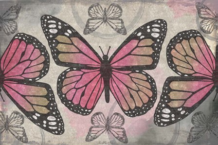 Butterflies II by ND Art &amp; Design art print