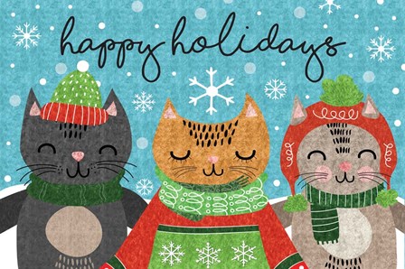Happy Holidays by ND Art &amp; Design art print