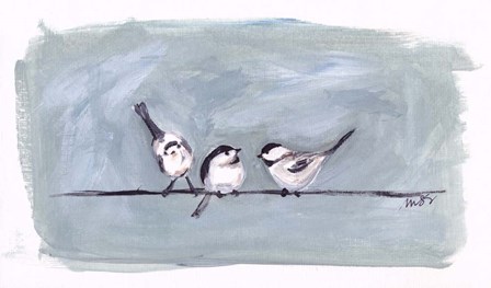 Birds on a Wire I by Molly Susan Strong art print