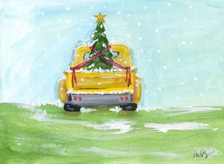 Christmas Pick-Up by Molly Susan Strong art print