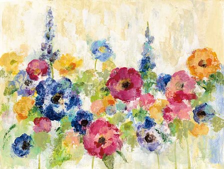 Sunshine Field Flowers by Silvia Vassileva art print
