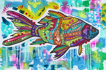Electric Goldfish by Dean Russo- Exclusive art print