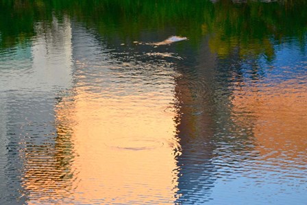 Reflection on the Iowa River No. 1 by Ulpi Gonzalez art print