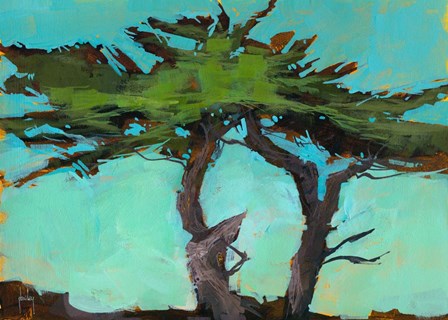 Cypresses by Paul Bailey art print