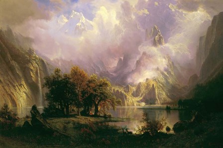 Rocky Mountain Landscape by Albert Bierstadt art print