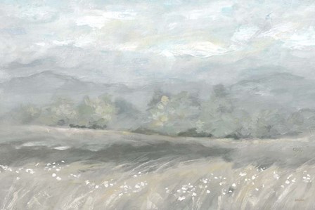 Country Meadow Landscape Neutral by Cynthia Coulter art print