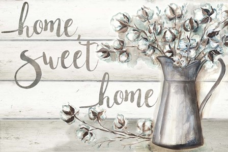 Farmhouse Cotton Home Sweet Home by Tre Sorelle Studios art print