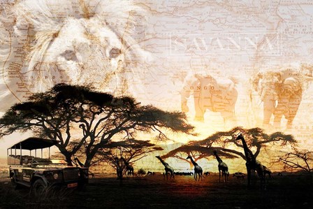 Savanna by GraphINC art print