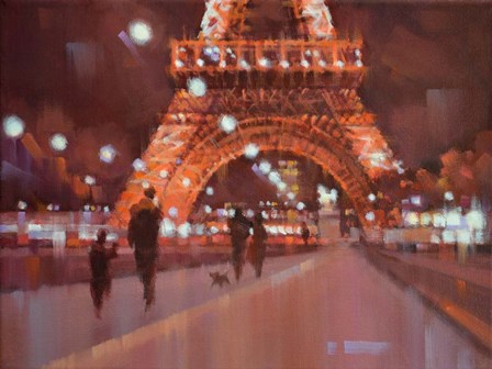 Paris at Night by Alex Hook Krioutchkov art print