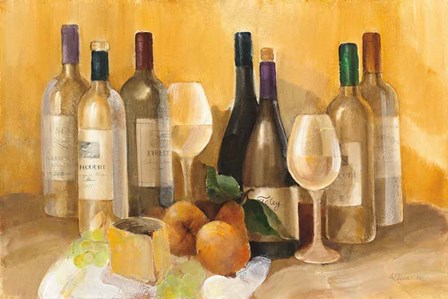 Wine and Fruit II v2 by Albena Hristova art print