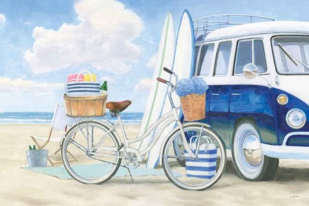 Beach Time I by James Wiens art print