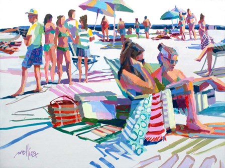 Beach Party by Patti Mollica art print
