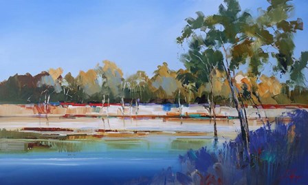 Late Night, The Murray 2 by Craig Trewin Penny art print