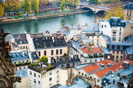 Paris Rooftops by Sonja Quintero art print