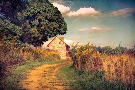 Webb Farm House by John Rivera art print