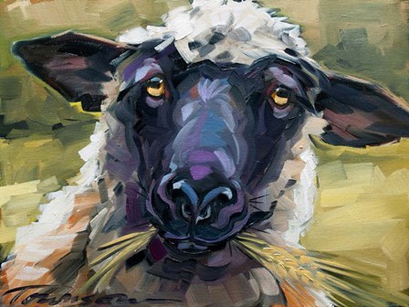 Bless Ewe by CR Townsend art print