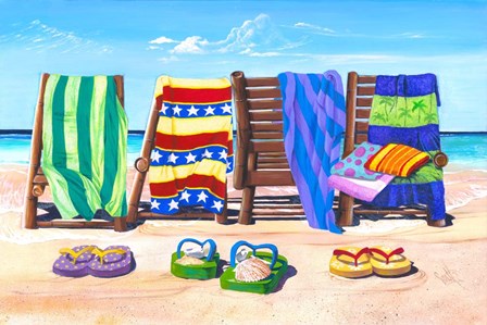 Sandals and Seats by Scott Westmoreland art print