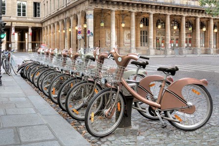 Paris Cycles 1 by Alan Blaustein art print