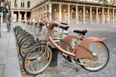 Paris Cycles 2 by Alan Blaustein art print