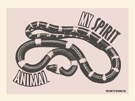 Spirit Animal Snake by ALI Chris art print