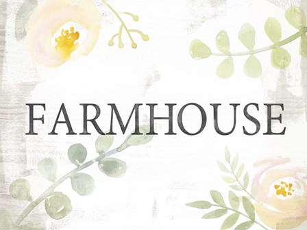 Farmhouse Sayings I by Victoria Borges art print