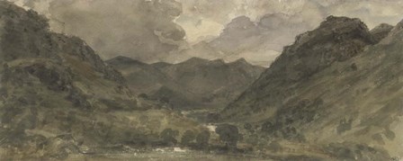 Landscape of Hills and Mountains by John Constable art print