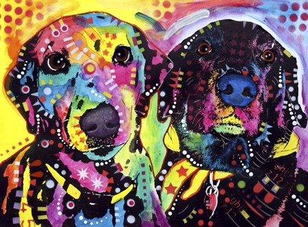 Daisy and Noel by Dean Russo art print