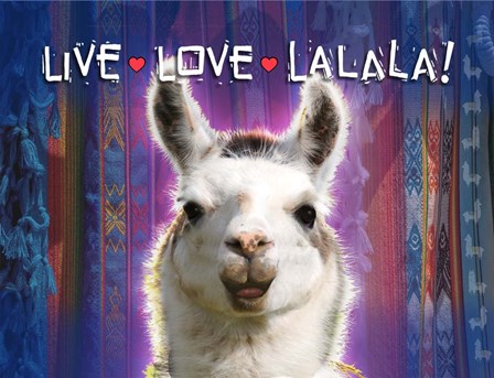Live Love Lalala by Evie Cook art print