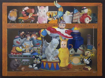 Crowded House by Gabriel Gressie art print