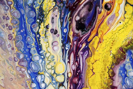 Fluid Acrylic Iridescent Reality by Jenny Rainbow Fine Art art print