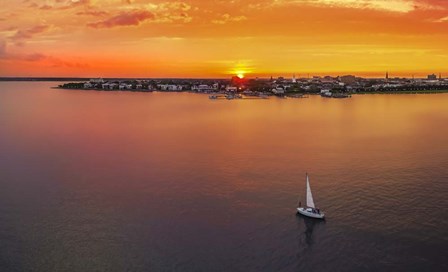 Sailing In Charleston by Jonathan Ross art print