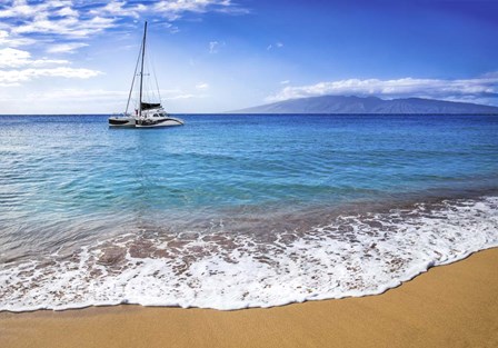 Sailing Near Maui by Jonathan Ross art print