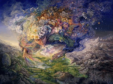 Breath Of Gaia by Josephine Wall art print