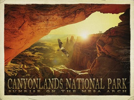 Mesa Arch by Old Red Truck art print