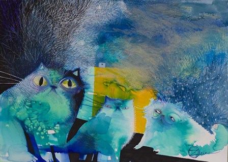 Persian Cats by Oxana Zaika art print